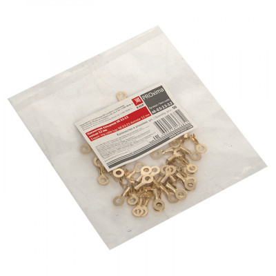 Фотография Наконечник кольцевой НК 0.5-2.5 кольцо 3.2 мм (уп 50шт) EKF PROxima, артикул nk-0.5-2.5-3.2