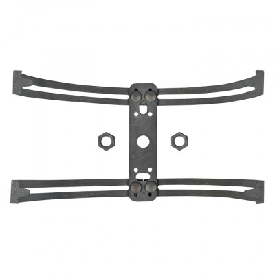 Фотография Держатель молниеприемника 1-2 метра на круглый конек двойной EKF PROxima, артикул lp-04002