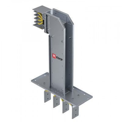 Фотография Фланцевая секция с горизонтальным углом для подключения к щиту  800 А IP55 AL 3L+N+PE(ШИНА), артикул HPA08FH55