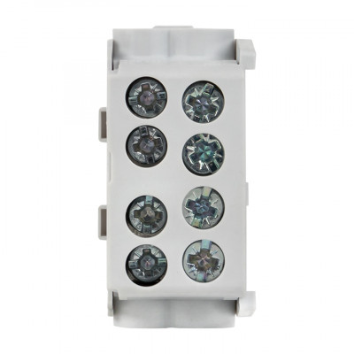 Фотография Клемма распределительная КСР с двойным винтом 2x35/2x25 серая EKF PROxima, артикул ksr-2.35-2.25-grey