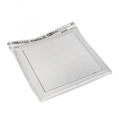 Фотография Люк ревизионный пластик с нажим. замком 200х200 (ШхВ внутр.) EKF Basic, артикул lpnz-200x200