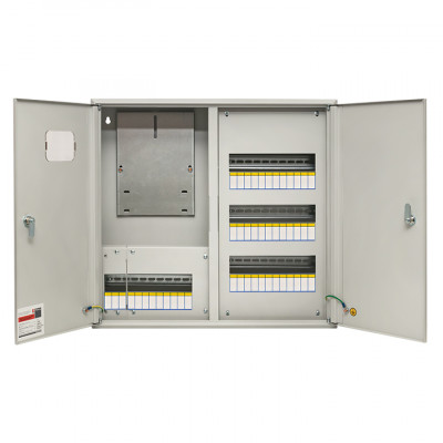 Фотография Щит учетно-распред. навесной ЩУРн 3/48 двухдверный (580х620х165) IP31 EKF PROxima, артикул mb23-3/48-2