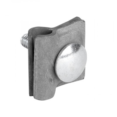 Фотография Зажим прута универсальный малый (пластина 30х30мм), HZ EKF PROxima, артикул lp-51510