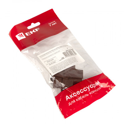 Фотография Угол внутренний (16х16) (4 шт) темное дерево EKF-Plast, артикул ibd-16-16x4