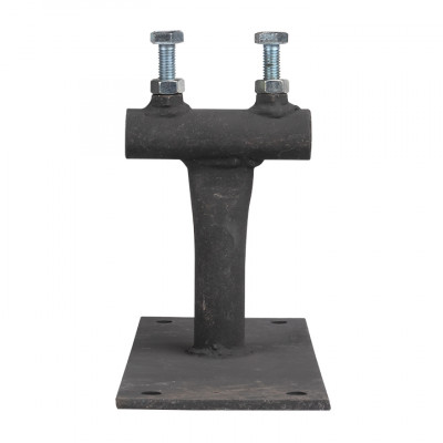 Фотография Держатель мачты молниеприемника к стене, D=20мм, вынос 100мм, для молниеприемника 16мм EKF PROxima, артикул lp-04007-sp