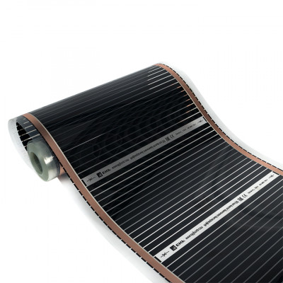 Фотография Инфракрасный пленочный теплый пол 1980Вт 9м2 ширина 0,5 метра EKF, артикул Ik-220-1980/0,5-9