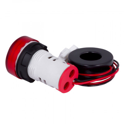 Фотография Индикатор значения тока и напряжения красный ED16-22AVD 100А EKF PROxima, артикул ed16-22avd-r