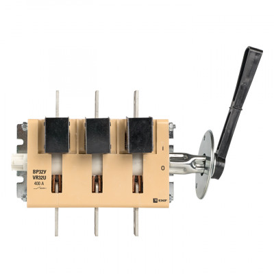 Фотография Выключатель-разъединитель ВР32У-37В31250 400А 1 направ. с д/г камерами съемная левая/правая рукоятка MAXima EKF PROxima, артикул uvr32-37b31250