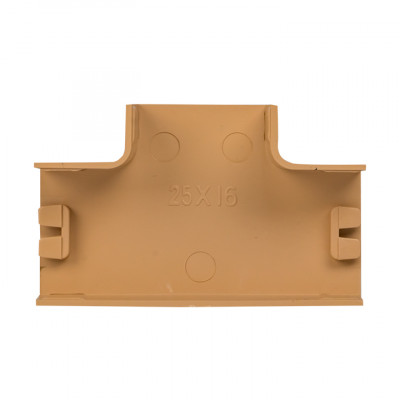 Фотография Угол T-образный (25х16) (4 шт) светлое дерево EKF-Plast, артикул tchl-25-16x4