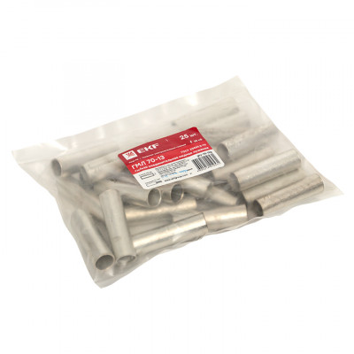 Фотография Гильза соединительная медная луженая ГМЛ 70-13 ГОСТ EKF PROxima, артикул gty-70-13g