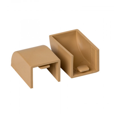 Фотография Заглушка (25х16) (4 шт) светлое дерево EKF-Plast, артикул ecl-25-16x4