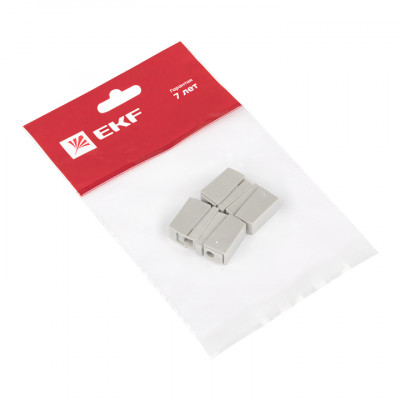 Фотография Строительно-монтажная клемма СМК 224-111 проходная на 1 проводник 1,0-2,5мм2 (4шт.) EKF PROxima, артикул plc-smk-111r