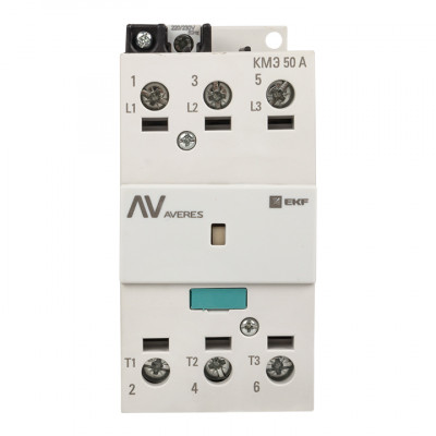Фотография Контактор КМЭ 50А 400В АС EKF AVERES, артикул ctr-s-50-00-400-av