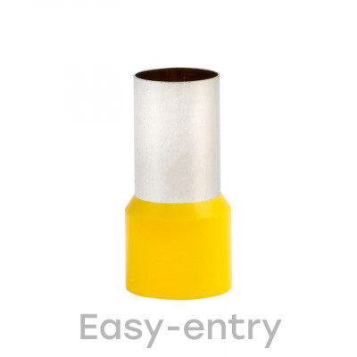 Фотография Наконечник штыревой втулочный изолированный НШвИ 70,0-20 (50шт.) EKF PROxima, артикул nhvi-70.0-20