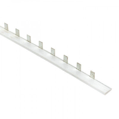 Фотография Шина соединительная типа PIN для 1-ф нагр. 100А (37x27мм) EKF PROxima, артикул pin-01-100m