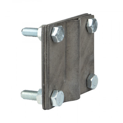 Фотография Зажим заземлитель 20 - полоса 50 (пластина 70*80мм) HZ EKF PROxima, артикул lp-57080