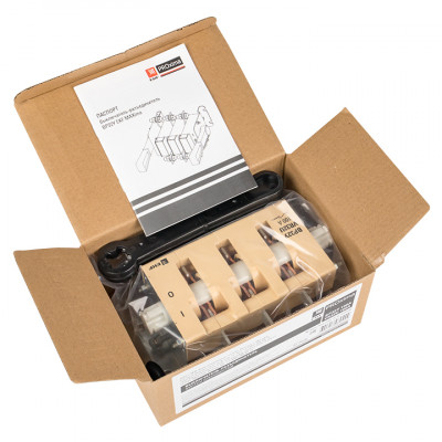 Фотография Выключатель-разъединитель ВР32У-31А31220 100А 1 направ. с д/г камерами несъемная левая/правая рукоятка MAXima EKF PROxima, артикул uvr32-31a31220