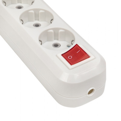 Фотография Колодка 4 гн. 16А 3,5кВт c выкл. с/з Эксперт EKF PROxima, артикул AKB16-4i