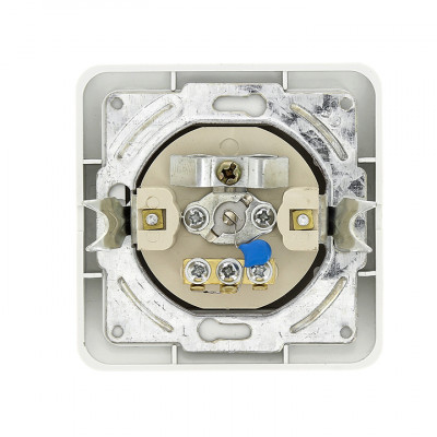 Фотография Розетка TV 1-мест. бел. 75Ом 5-862МГц Лондон EKF PROxima, артикул EEA00-027-10
