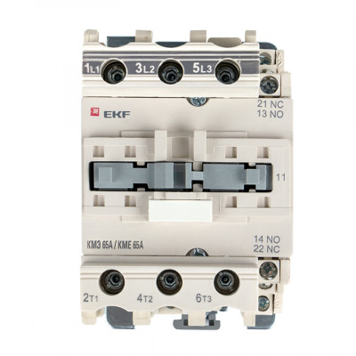 Фотография Контактор малогабаритный КМЭ 65А 110В NO+NC EKF, артикул ctr-s-65-110