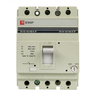 Фотография Выключатель нагрузки ВН-99 160/160А 3P EKF PROxima, артикул sl99-160-160