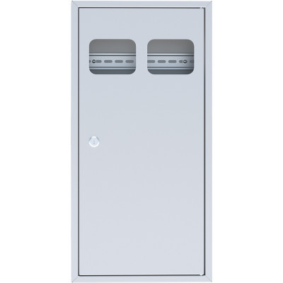 Фотография ЯУР на 2 счетчика с двумя DIN-рейками (600х300х150) EKF Basic, артикул uerm-din-600-2