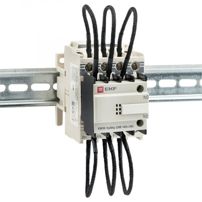 Фотография Контактор для конденсатора КМЭК 16квар 230В 2NО+1NC EKF PROxima, артикул ctrk-s-32-16-230