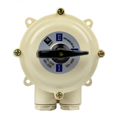 Фотография Пакетный  переключатель ПП 3-40/Н2 М2 пл. IP56 EKF PROxima, артикул pp-3-40-4