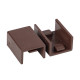 Фотография Соединитель (15х10) (4 шт) темное дерево EKF-Plast, артикул cond-15-10x4
