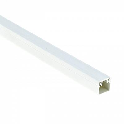 Фотография Канал кабельный (12х12) (120 м) белый EKF-Plast, артикул kk-12-12