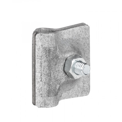 Фотография Зажим прута универсальный (пластина 45х45мм) HZ EKF PROxima, артикул lp-g3103