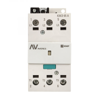Фотография Контактор КМЭ 65А 400В АС EKF AVERES, артикул ctr-s-70-00-400-av
