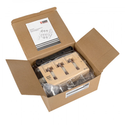 Фотография Выключатель-разъединитель ВР32У-37В31250 400А 1 направ. с д/г камерами съемная левая/правая рукоятка MAXima EKF PROxima, артикул uvr32-37b31250