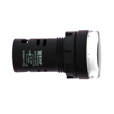 Фотография Матрица светодиодная AD16-22HS белая 12В AC/DC EKF PROxima, артикул ledm-ad16-w-12