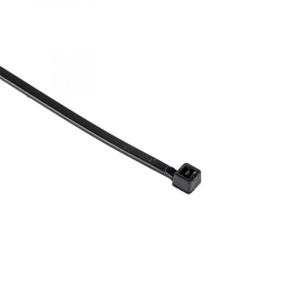 Фотография Хомут нейлоновый черный (2,5х160) (100шт.) EKF Basic, артикул plc-cb-2.5x160