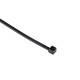Фотография Хомут нейлоновый черный (2,5х160) (100шт.) EKF Basic, артикул plc-cb-2.5x160