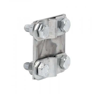 Фотография Зажим контрольный прут-прут (пластина 57х57мм) HZ EKF PROxima, артикул lp-55611