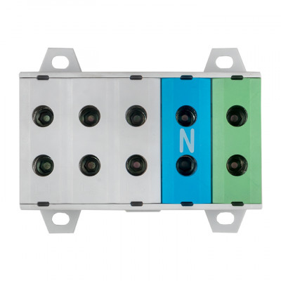 Фотография Клемма пятиполюсная КСВ 2.5-35 (3P+N+PE) EKF PROxima, артикул kvs5-2.5-35