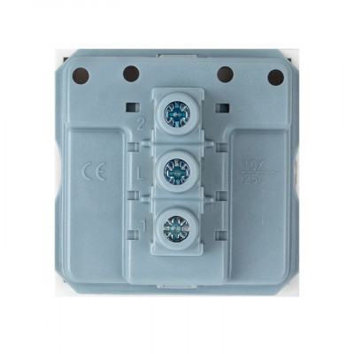 Фотография Выключатель 1-кл. проходной 10А, без индикатора EKF, артикул E2MV10-025-10