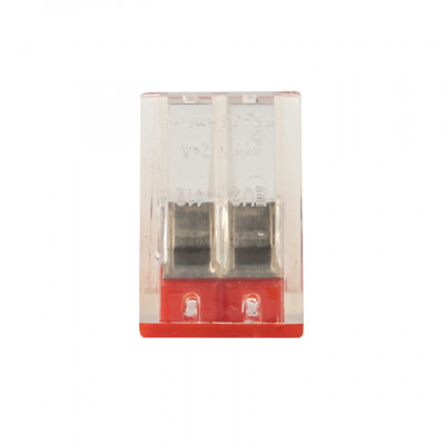 Фотография Строительно-монтажная клемма СМК 2273-242 (с пастой) 2 отверстия 0,5-2.5 мм2 блистер (5шт.) EKF PROxima, артикул plc-smk-2273-242b