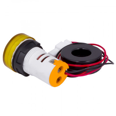 Фотография Индикатор значения тока и напряжения желтый ED16-22AVD 100А EKF PROxima, артикул ed16-22avd-y