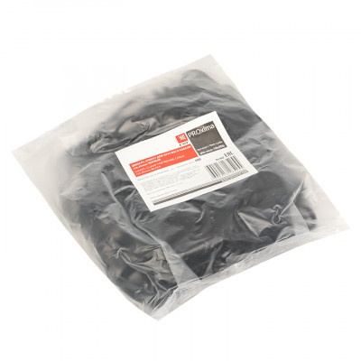 Фотография Дюбель-хомут для круглого кабеля (19-25мм) черный (100шт.) EKF PROxima, артикул plc-ncc-19x25b