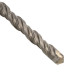 Фотография Бур по бетону SDS-plus 10х210 мм (2 резца)(4S спираль) EKF Master, артикул db-10-210-2x4
