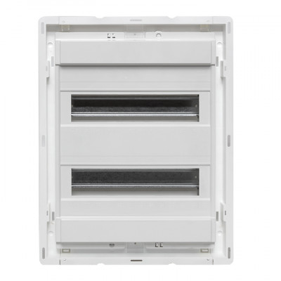 Фотография Основание силового щита Nova (с DIN-рейками) 24 модулей IP40 EKF PROxima, артикул nv-pbase-24