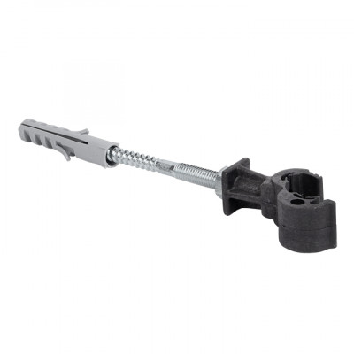 Фотография Держатель фасадный пластиковый с дюбелем L=120мм EKF PROxima, артикул lp-41120