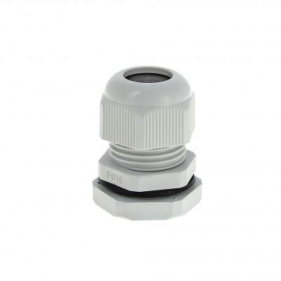 Фотография Сальник PG16 IP54 (20 шт) d отв. 21 мм / d провод. 10-14 мм EKF PROxima, артикул plc-pg-16-r