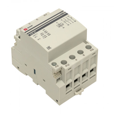 Фотография Контактор модульный КМ 40А 2NО+2NC (3 мод.) EKF PROxima, артикул km-3-40-22