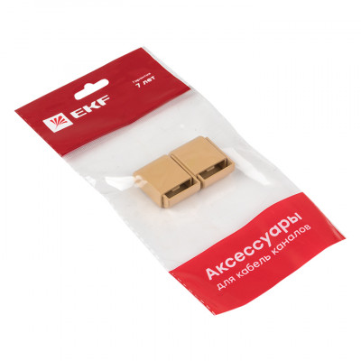 Фотография Заглушка (20х10) (4 шт) светлое дерево EKF-Plast, артикул ecl-20-10x4