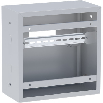 Фотография ЯУР с одной DIN-рейкой (300х300х150) EKF Basic без задней стенки, артикул uerm2-din-300-bas