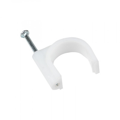 Фотография Скоба крепежная круглая (20мм.) (50шт.) EKF PROxima, артикул plcn-sr-20